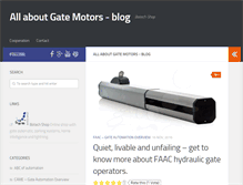 Tablet Screenshot of gate-motors-blog.com